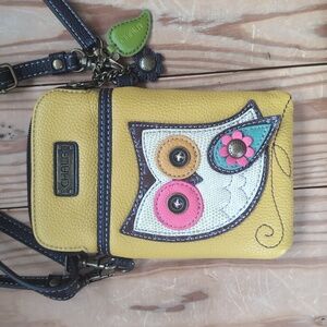 Chala Owl cell phone crossbody purse